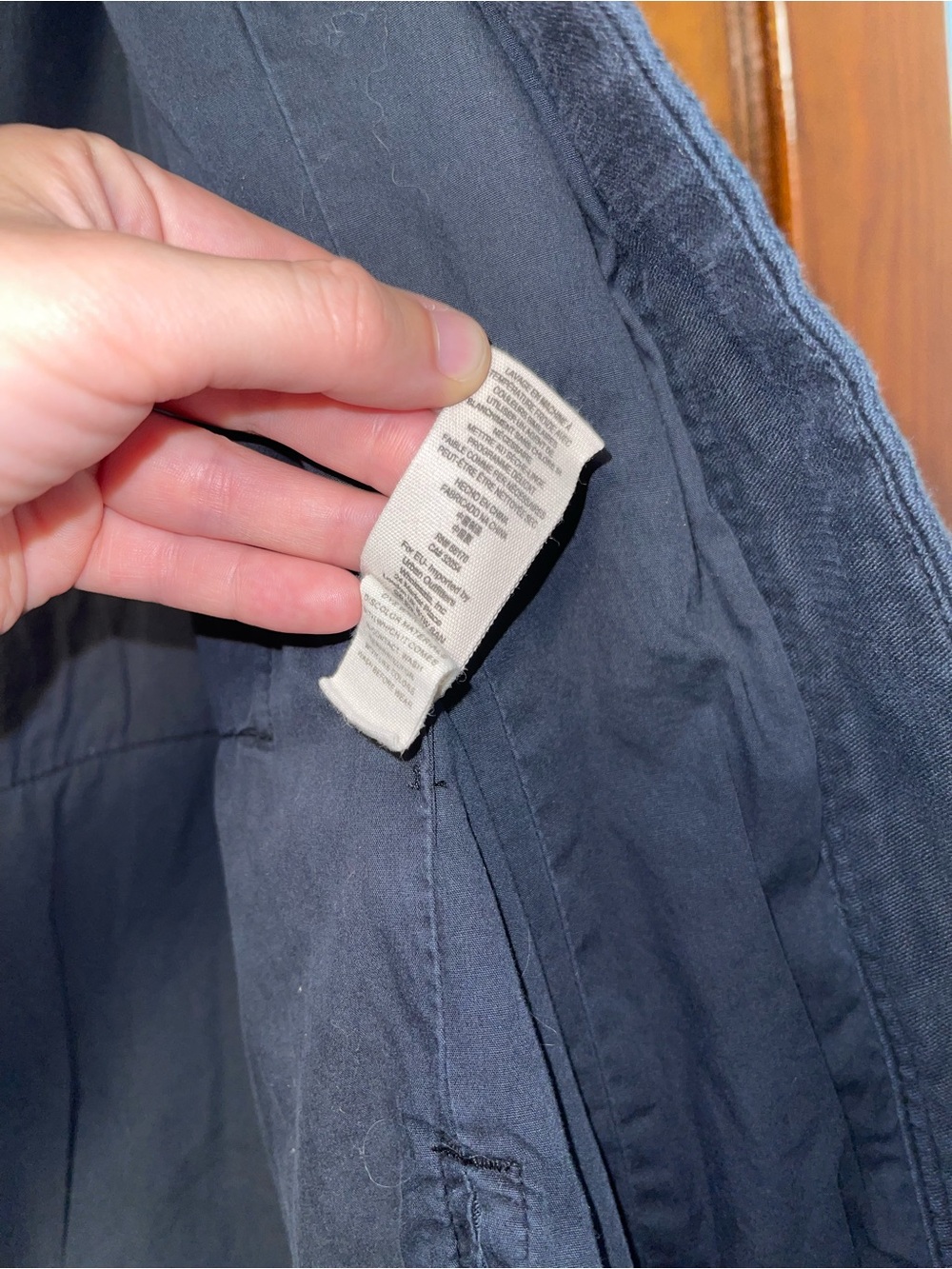 Free People Navy Utility Jacket - Picture 7 of 9